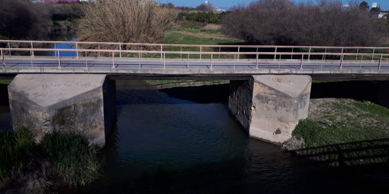 Puente sobre el río Turia