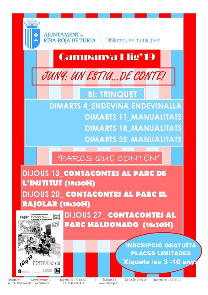 lectura infantil en ribarroja