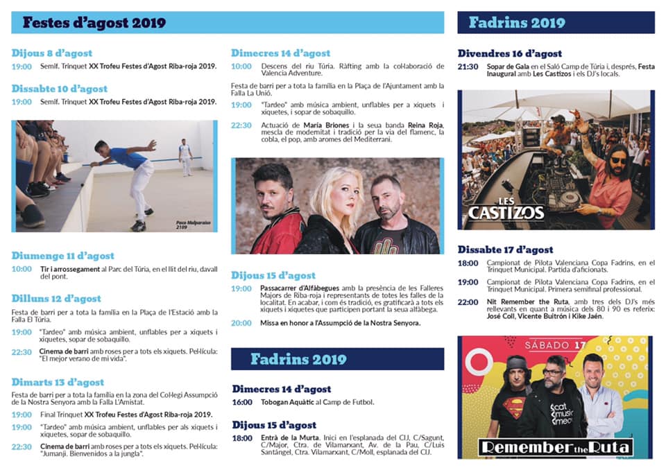 fiestas locales de ribarroja